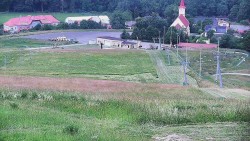 Horní část sjezdovky skiareálu Hlubočky