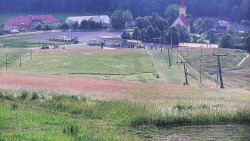 Horní část sjezdovky skiareálu Hlubočky