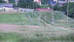 Horní část sjezdovky skiareálu Hlubočky