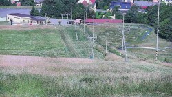 Horní část sjezdovky skiareálu Hlubočky