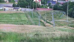 Horní část sjezdovky skiareálu Hlubočky