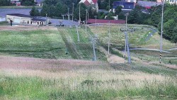 Horní část sjezdovky skiareálu Hlubočky