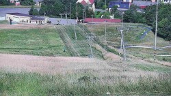 Horní část sjezdovky skiareálu Hlubočky