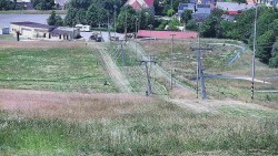 Horní část sjezdovky skiareálu Hlubočky