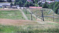 Horní část sjezdovky skiareálu Hlubočky