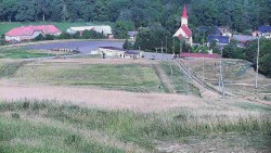 Horní část sjezdovky skiareálu Hlubočky