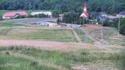 Horní část sjezdovky skiareálu Hlubočky
