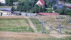 Horní část sjezdovky skiareálu Hlubočky