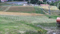 Horní část sjezdovky skiareálu Hlubočky