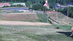 Oberer Teil der Skipiste im Skigebiet Hlubočky