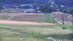 Horní část sjezdovky skiareálu Hlubočky
