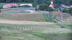 Górna część trasy narciarskiej w ośrodku narciarskim Hlubočky