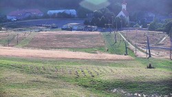 Horní část sjezdovky skiareálu Hlubočky