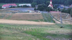 Horní část sjezdovky skiareálu Hlubočky