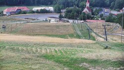 Oberer Teil der Skipiste im Skigebiet Hlubočky