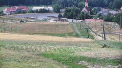 Oberer Teil der Skipiste im Skigebiet Hlubočky