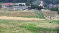 Oberer Teil der Skipiste im Skigebiet Hlubočky