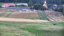 Horní část sjezdovky skiareálu Hlubočky