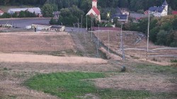 Horní část sjezdovky skiareálu Hlubočky