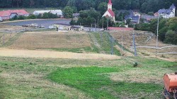 Oberer Teil der Skipiste im Skigebiet Hlubočky