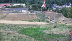 Horní část sjezdovky skiareálu Hlubočky