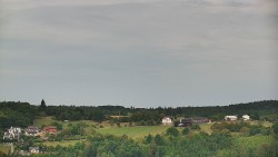 Horní část sjezdovky skiareálu Hlubočky