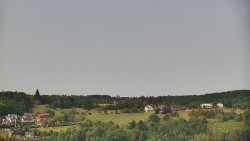 Horní část sjezdovky skiareálu Hlubočky