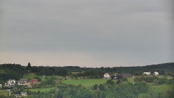 Horní část sjezdovky skiareálu Hlubočky