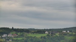 Horní část sjezdovky skiareálu Hlubočky