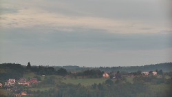 Horní část sjezdovky skiareálu Hlubočky