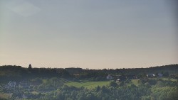 Upper part of the ski slope at the Hlubočky ski resort