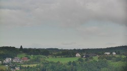 Horní část sjezdovky skiareálu Hlubočky