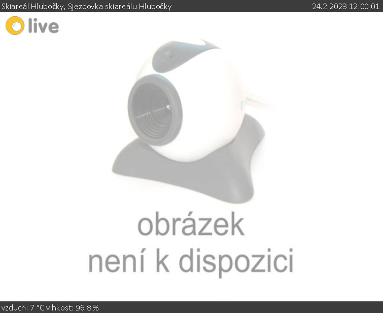 Skiareál Hlubočky - Sjezdovka skiareálu Hlubočky - 24.2.2023 v 12:00