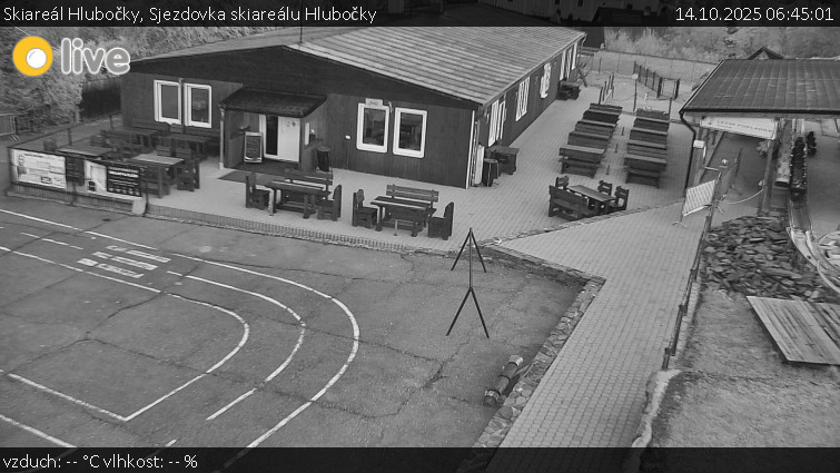 Skiareál Hlubočky - Sjezdovka skiareálu Hlubočky - 14.10.2025 v 06:45 Skiareál Hlubočky - Sjezdovka skiareálu Hlubočky - 14.10.2025 v 06:45