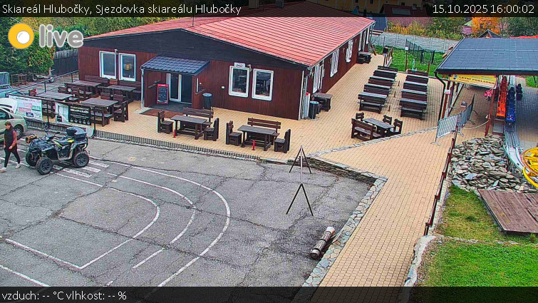 Skiareál Hlubočky - Sjezdovka skiareálu Hlubočky - 15.10.2025 v 16:00 Skiareál Hlubočky - Sjezdovka skiareálu Hlubočky - 15.10.2025 v 16:00