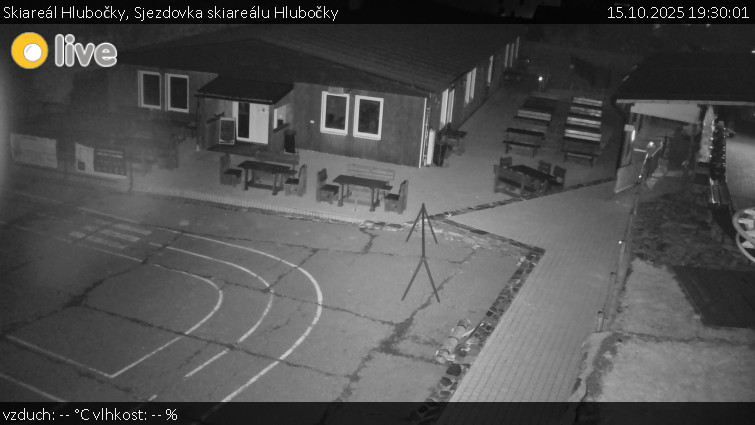 Skiareál Hlubočky - Sjezdovka skiareálu Hlubočky - 15.10.2025 v 19:30 Skiareál Hlubočky - Sjezdovka skiareálu Hlubočky - 15.10.2025 v 19:30