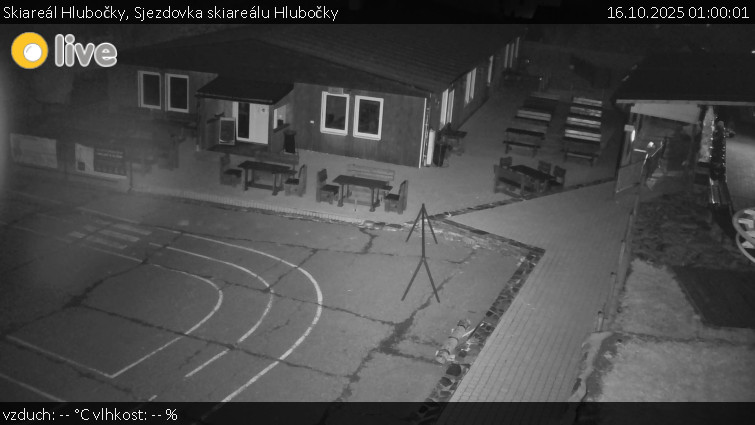 Skiareál Hlubočky - Sjezdovka skiareálu Hlubočky - 16.10.2025 v 01:00 Skiareál Hlubočky - Sjezdovka skiareálu Hlubočky - 16.10.2025 v 01:00