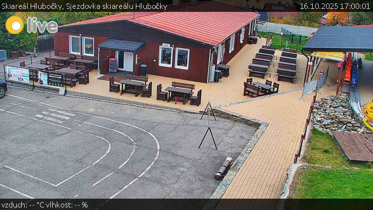 Skiareál Hlubočky - Sjezdovka skiareálu Hlubočky - 16.10.2025 v 17:00 Skiareál Hlubočky - Sjezdovka skiareálu Hlubočky - 16.10.2025 v 17:00