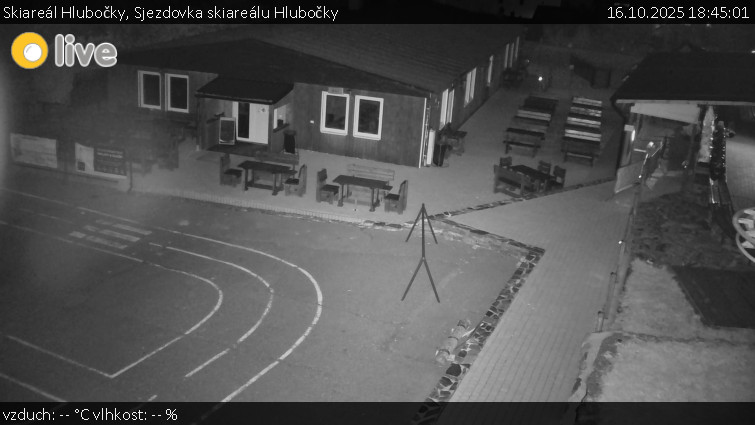 Skiareál Hlubočky - Sjezdovka skiareálu Hlubočky - 16.10.2025 v 18:45 Skiareál Hlubočky - Sjezdovka skiareálu Hlubočky - 16.10.2025 v 18:45
