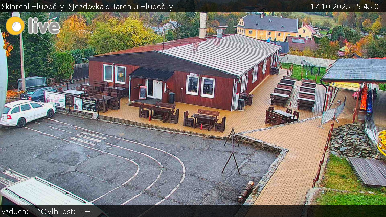 Skiareál Hlubočky - Sjezdovka skiareálu Hlubočky - 17.10.2025 v 15:45 Skiareál Hlubočky - Sjezdovka skiareálu Hlubočky - 17.10.2025 v 15:45