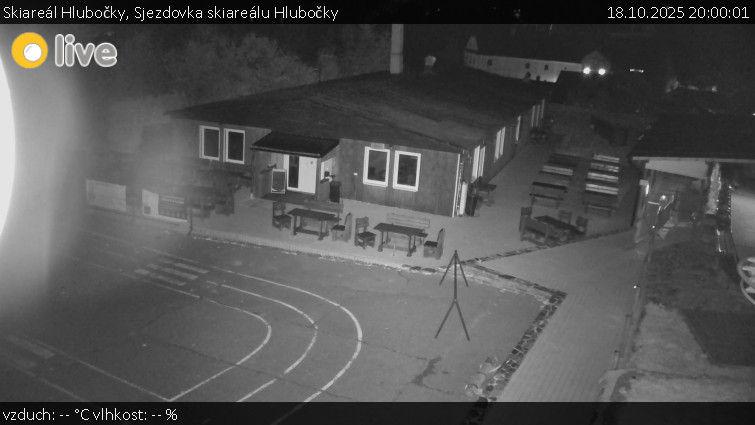 Skiareál Hlubočky - Sjezdovka skiareálu Hlubočky - 18.10.2025 v 20:00 Skiareál Hlubočky - Sjezdovka skiareálu Hlubočky - 18.10.2025 v 20:00