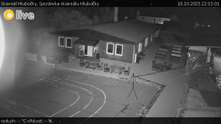 Skiareál Hlubočky - Sjezdovka skiareálu Hlubočky - 18.10.2025 v 22:15 Skiareál Hlubočky - Sjezdovka skiareálu Hlubočky - 18.10.2025 v 22:15