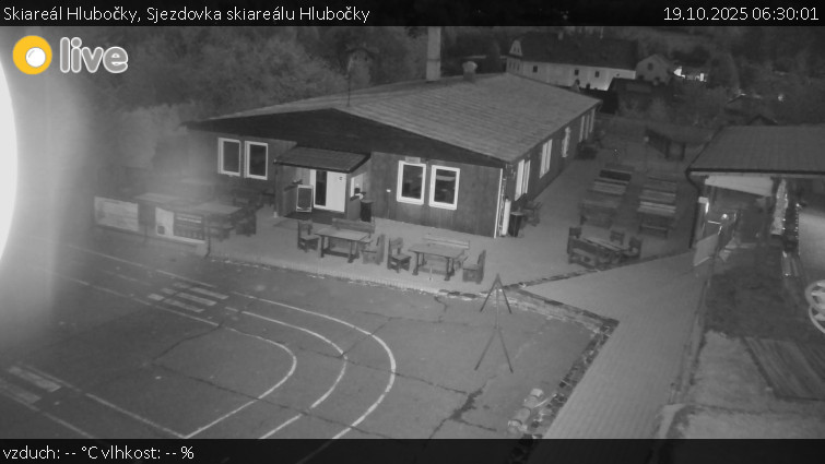 Skiareál Hlubočky - Sjezdovka skiareálu Hlubočky - 19.10.2025 v 06:30 Skiareál Hlubočky - Sjezdovka skiareálu Hlubočky - 19.10.2025 v 06:30