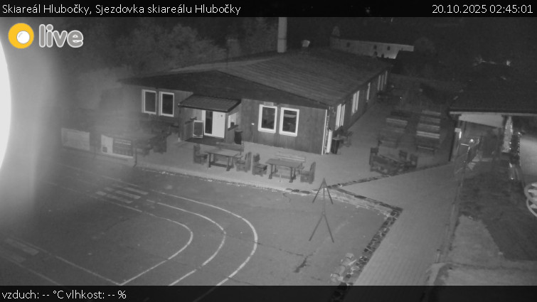 Skiareál Hlubočky - Sjezdovka skiareálu Hlubočky - 20.10.2025 v 02:45 Skiareál Hlubočky - Sjezdovka skiareálu Hlubočky - 20.10.2025 v 02:45