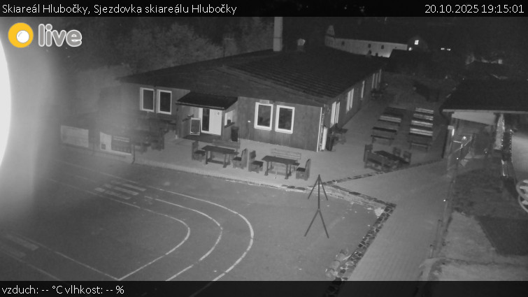 Skiareál Hlubočky - Sjezdovka skiareálu Hlubočky - 20.10.2025 v 19:15 Skiareál Hlubočky - Sjezdovka skiareálu Hlubočky - 20.10.2025 v 19:15