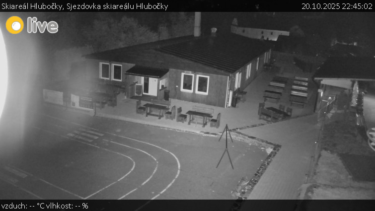 Skiareál Hlubočky - Sjezdovka skiareálu Hlubočky - 20.10.2025 v 22:45 Skiareál Hlubočky - Sjezdovka skiareálu Hlubočky - 20.10.2025 v 22:45