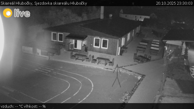 Skiareál Hlubočky - Sjezdovka skiareálu Hlubočky - 20.10.2025 v 23:30 Skiareál Hlubočky - Sjezdovka skiareálu Hlubočky - 20.10.2025 v 23:30