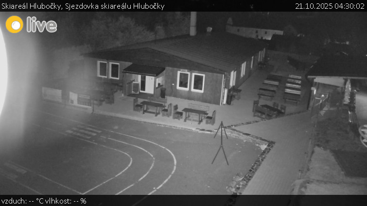 Skiareál Hlubočky - Sjezdovka skiareálu Hlubočky - 21.10.2025 v 04:30 Skiareál Hlubočky - Sjezdovka skiareálu Hlubočky - 21.10.2025 v 04:30