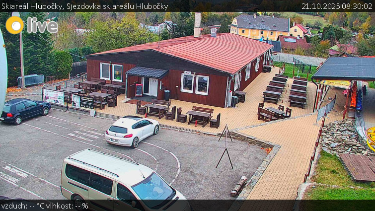 Skiareál Hlubočky - Sjezdovka skiareálu Hlubočky - 21.10.2025 v 08:30 Skiareál Hlubočky - Sjezdovka skiareálu Hlubočky - 21.10.2025 v 08:30