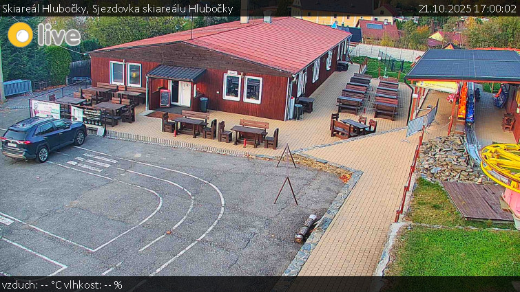 Skiareál Hlubočky - Sjezdovka skiareálu Hlubočky - 21.10.2025 v 17:00 Skiareál Hlubočky - Sjezdovka skiareálu Hlubočky - 21.10.2025 v 17:00